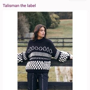 Black and White Women's Sweater